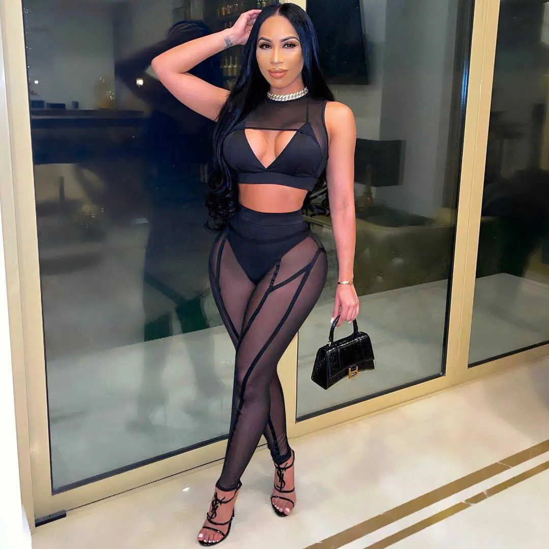 See through two piece outfits discount