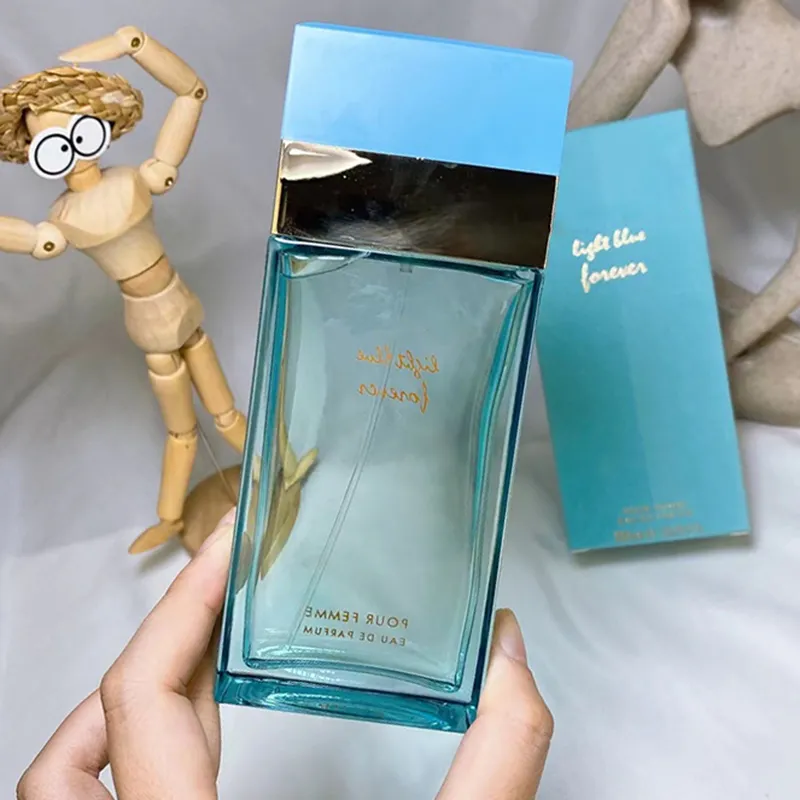 light blue deodorant spray