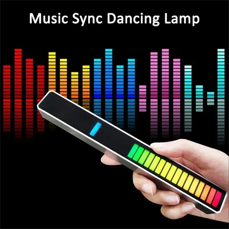 Kit Lumière Ambiante LED RVB Magnétique Pour Voiture - Rythme Musical - Neuf