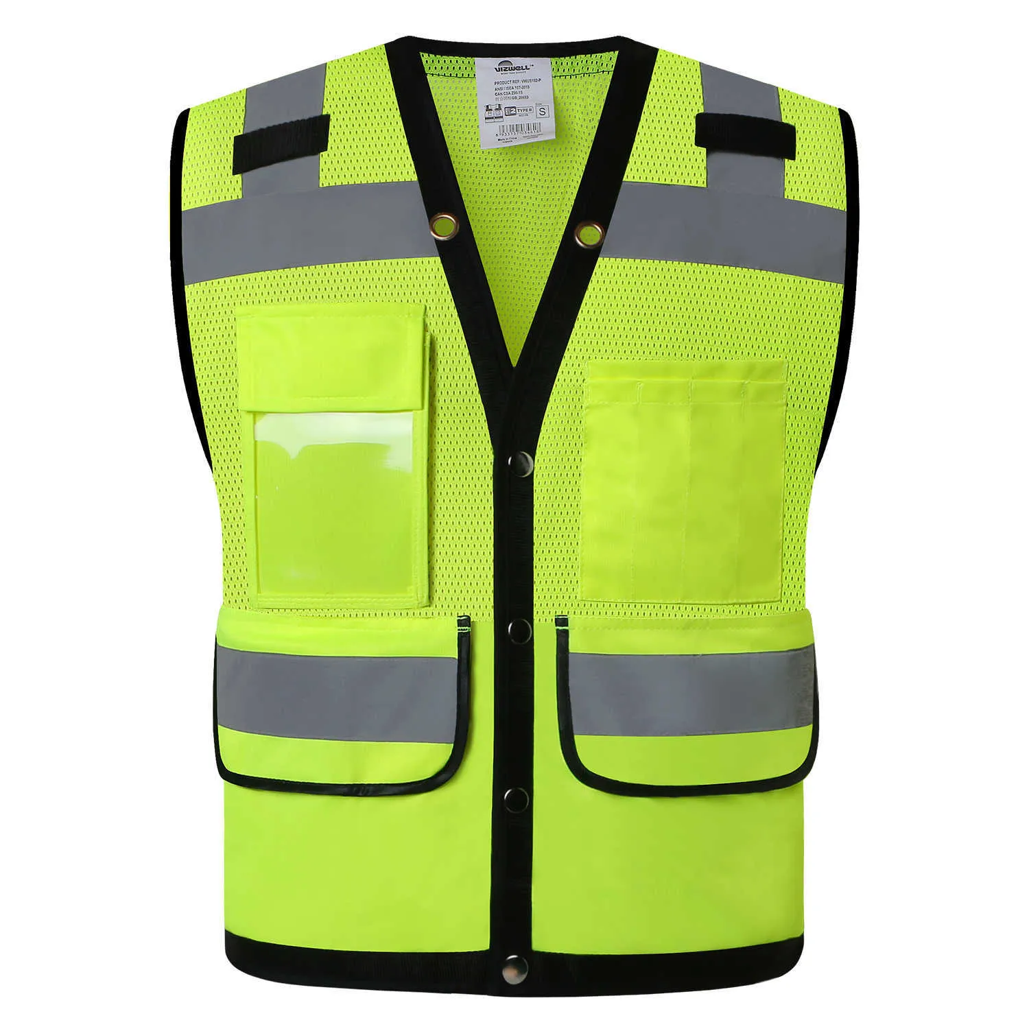 Wholesale Hi Vis Mesh Safety Vest Reflective Surveyor Vest For Men And