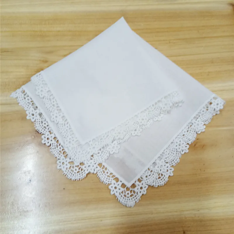 Ladies lace handkerchiefs wedding sale