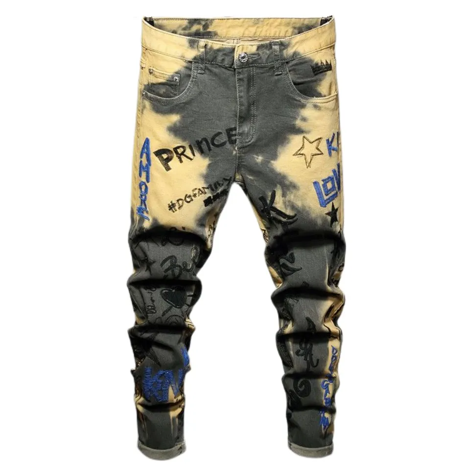 Lxiaozhu Funky Black Jeans for Men Hippie Grunge Punk Regular Fit Jean Pants  Designer Aesthetic Denim Pants Harajuku Outfits at Amazon Men's Clothing  store