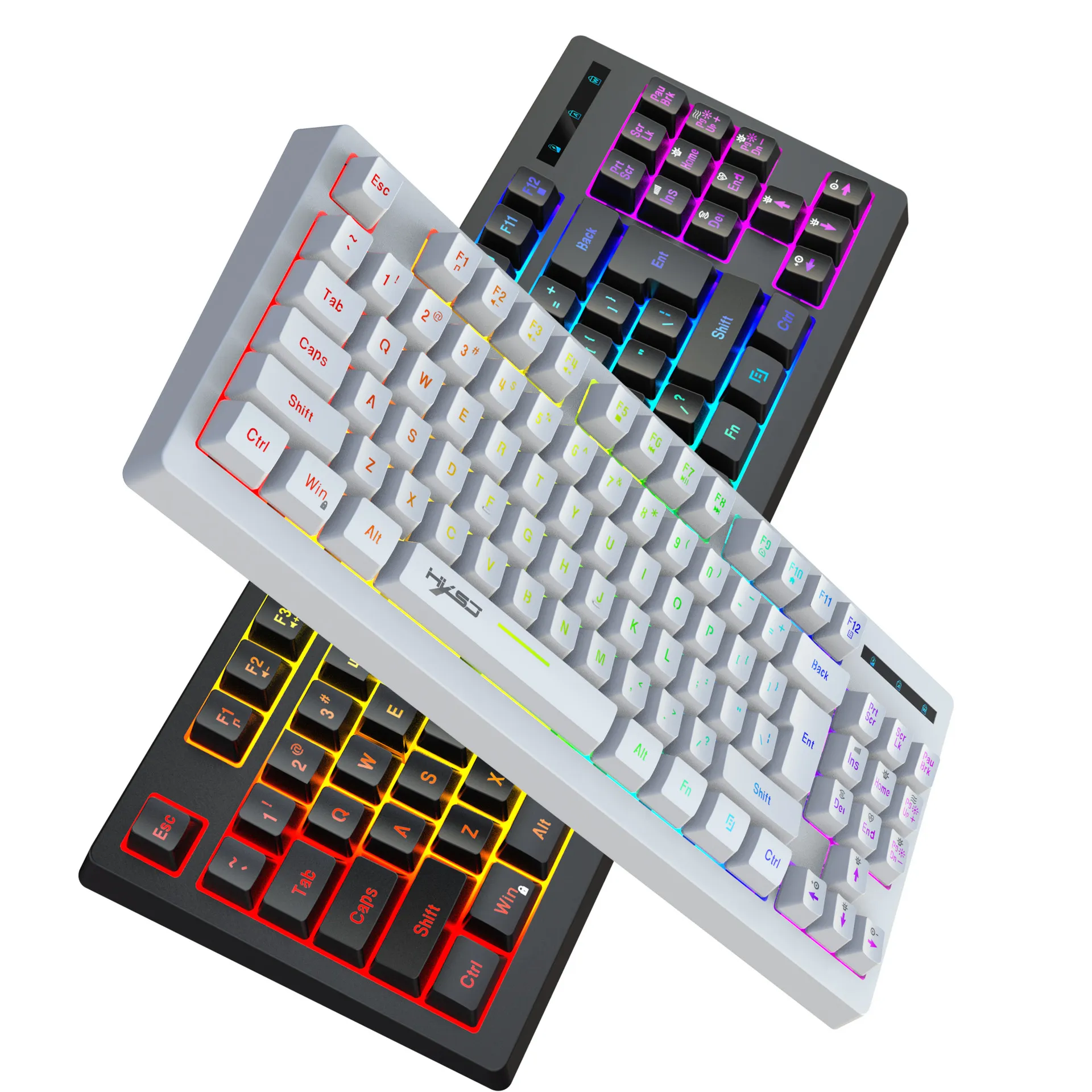 Clavier Mécanique Sans Fil RGB Onlan – AZERTY Noir Pour Gaming