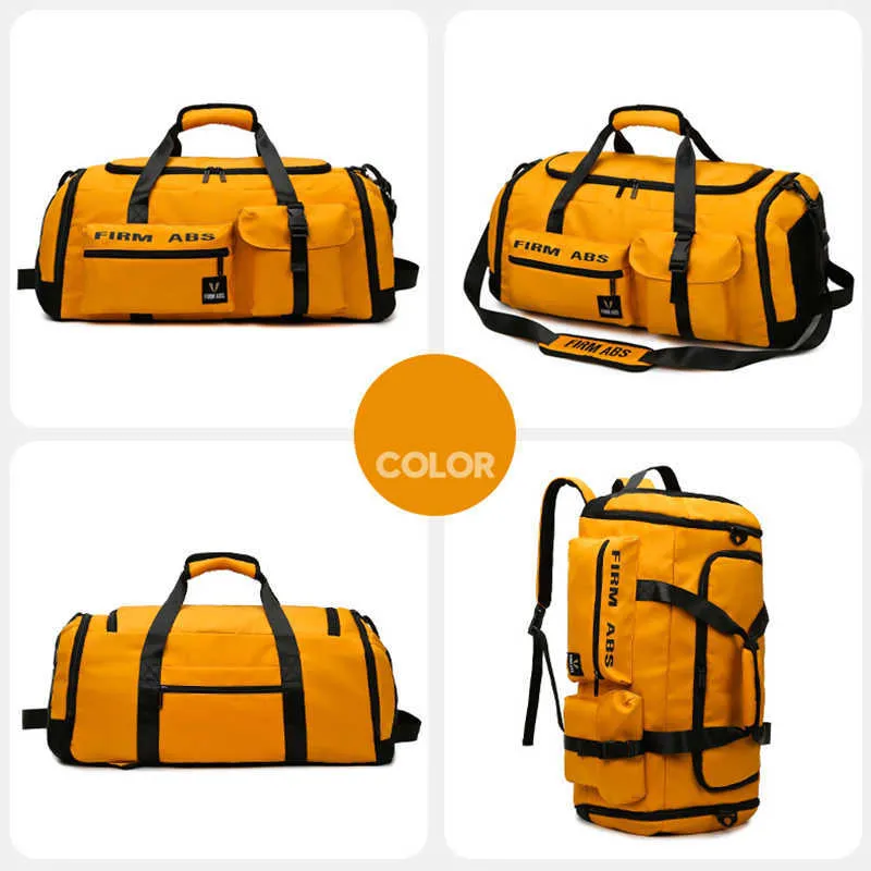 Outdoor Bags Large Tactical Backpack Women Gym Fitness Travel Luggage Handbag Camping Training Shoulder Duffle Sports Bag For Men Suitcases T230129