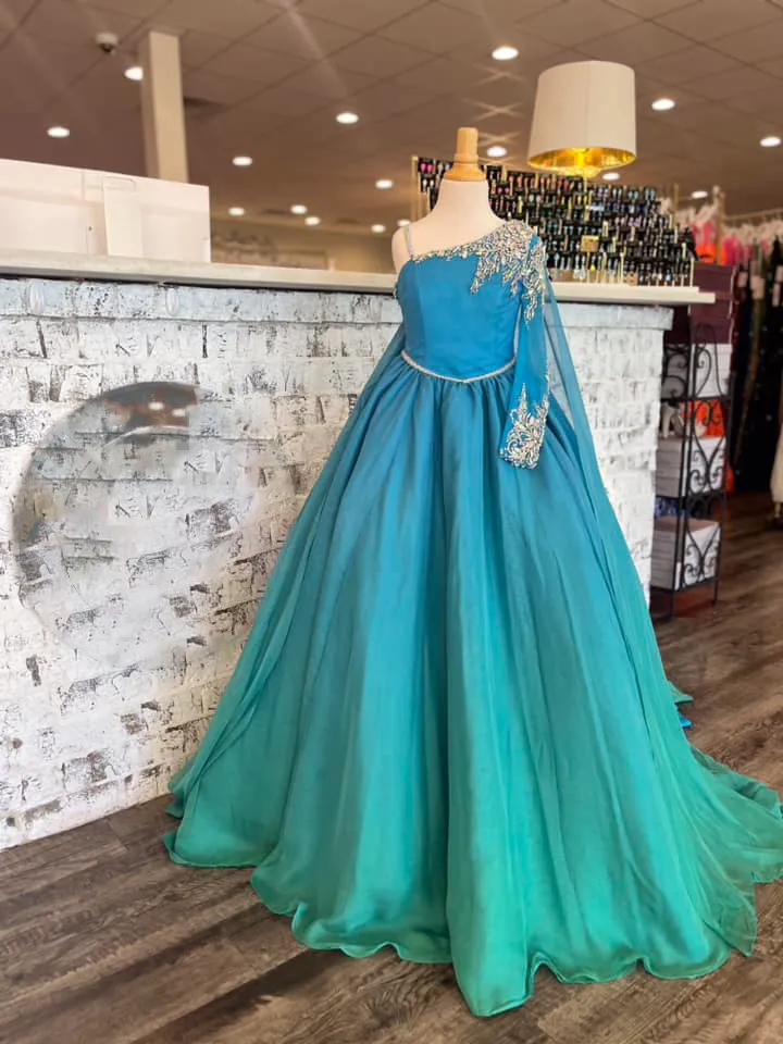 Chiffon ball gown sale