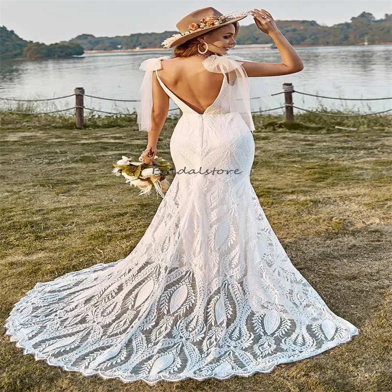 lace cap sleeve backless wedding dress strapless open back dress 3D Floral Lace Cap Sleeves Backless A-Line Stunning Wedding Dresses, CW0271 Custom Size(Leaving A note) / As Pic