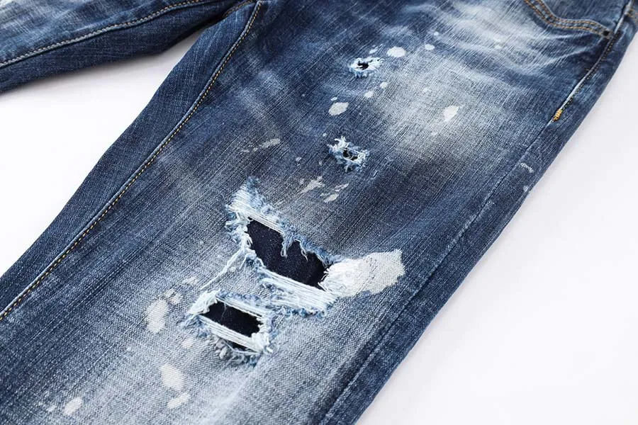 Jeans hotsell bucati uomo