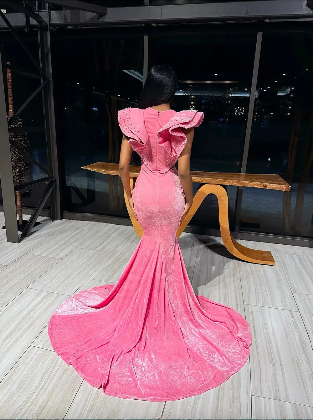 Elegant Evening Gown: Sheer Neck Beaded Formal Dress... From Bestoffers,  $266.44 | DHgate.Com