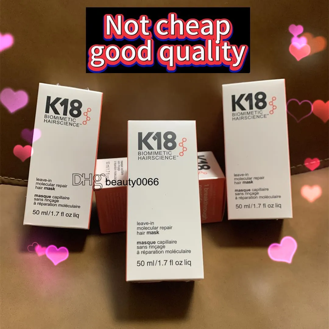 K18 Leave-In K18 Molecular Repair K18 Bleach Leave-in Repair Repair Hair Mask To Damage From K18 hair care 50ML