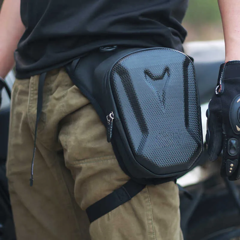 Waterproof EVA Motorcycle Leg Bag With Drop Waist Strap Hip