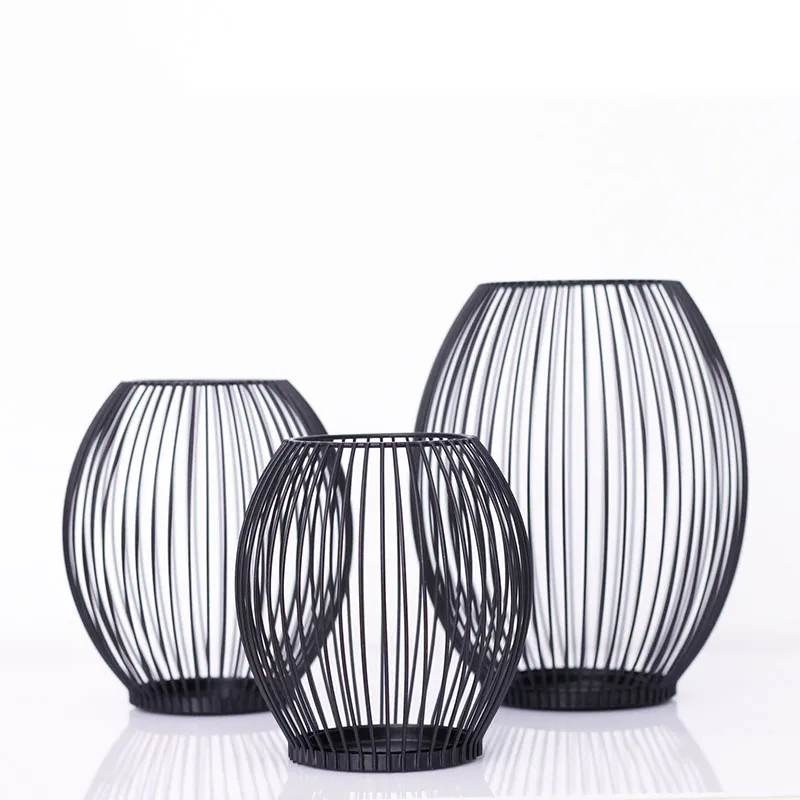 Vintage Iron And Metal Black Lantern Candlestick Holder Kmart For