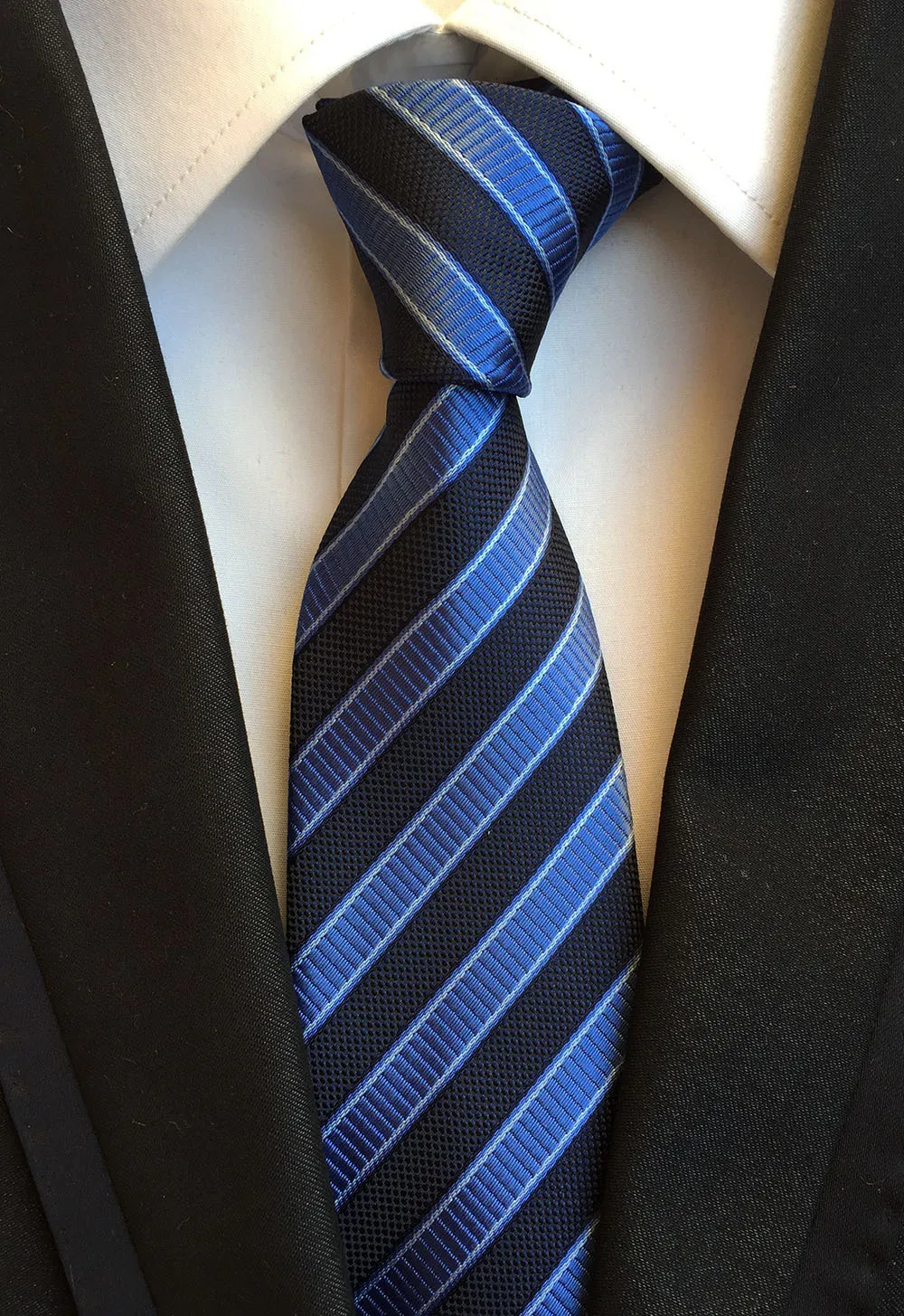 Curated visual reference: Gallery Detail: Exsafa Men S Formal Tie Premium Polyester Yarn Wedding Necktie