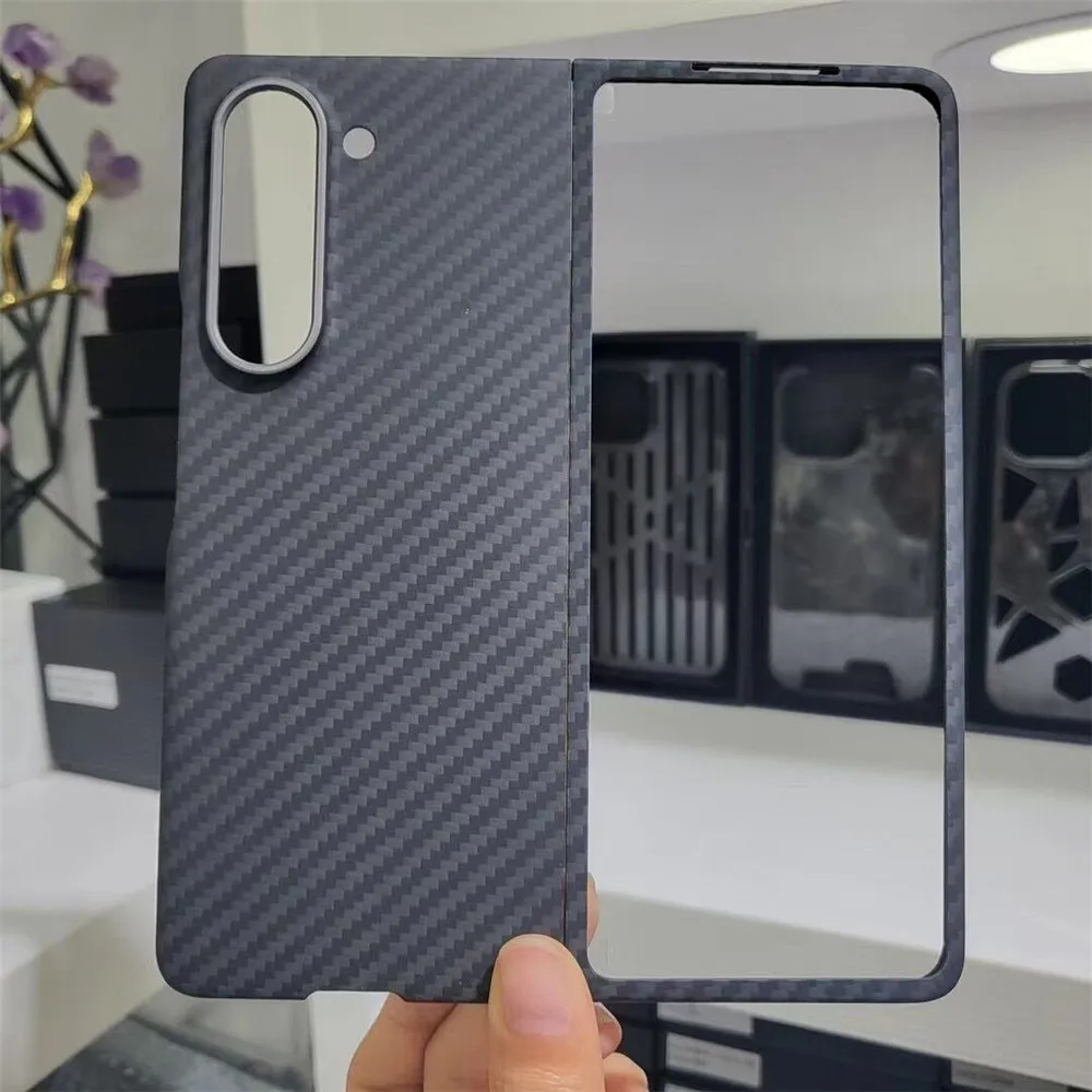 Подлинное Углеродное Волокно Арамид Корпус Для Samsung Galaxy Z Fold5  Металлический Кольцевой Кольцо Задняя Крышка От Kwell1943, 3 553 руб. |  DHgate