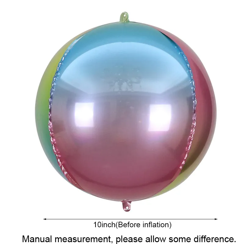 10 Ballons Ronds Aluminium Rouge – 45 Cm, Gonflables à L’hélium, Pour Fêtes