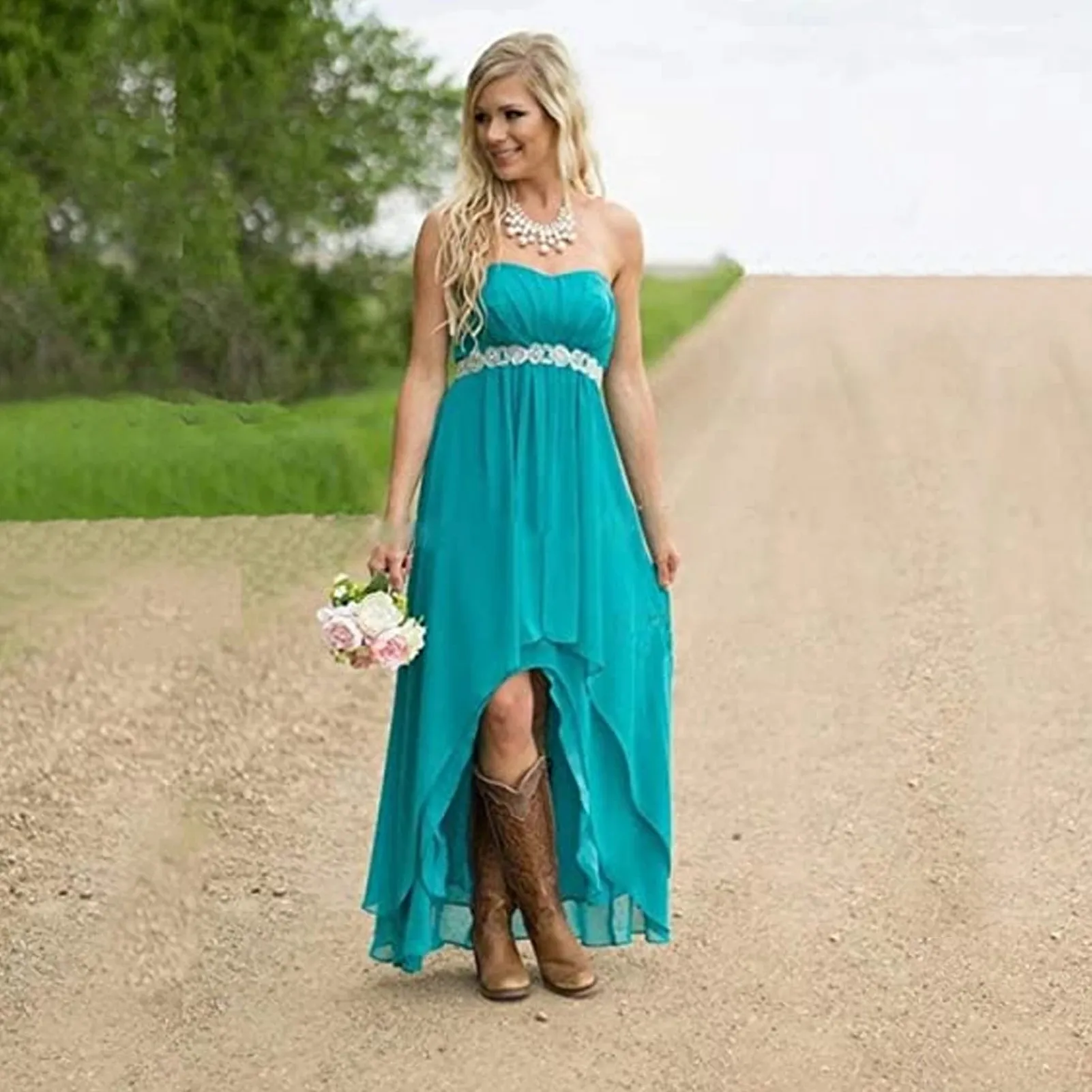 Cowgirl bridesmaid shop dresses