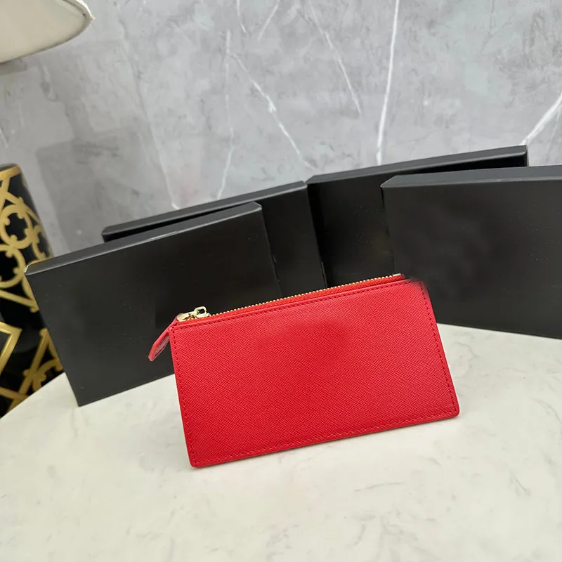 Matte saffiano leather coin pouch wallet sale