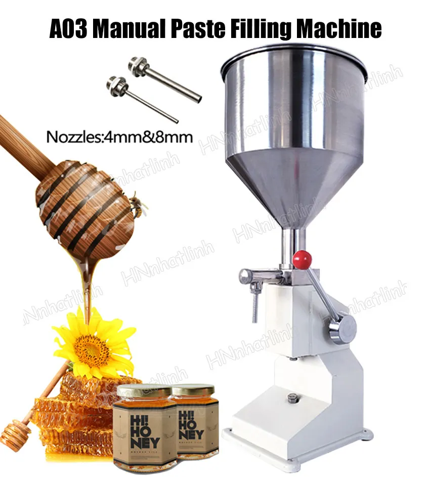 Manual Liquid Filling Machine Bottle Filler 5-50ml A03