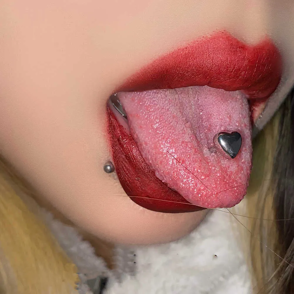 Hypoallergenic 2024 tongue rings