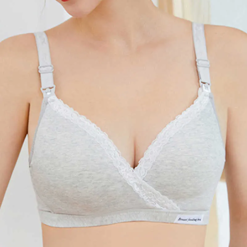 Wirefree Maternity Nursing Bra For Breastfeeding Cotton Sleep Bra Underwear  For Pregnant Women HKD230812 From Yanqin05, $4.53