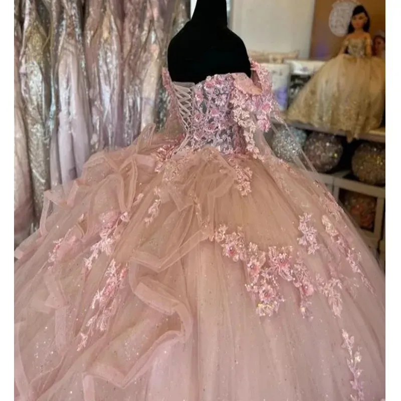 Vestidos de xv rosa mexicano clearance