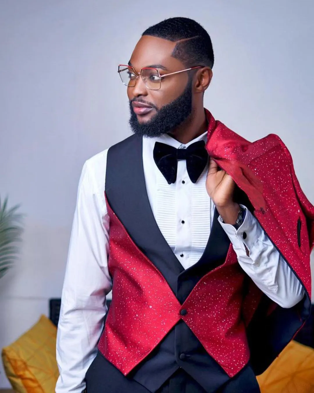 Traje De Esmoquin Para Hombre Piezas (Blazer, Pantalón Y