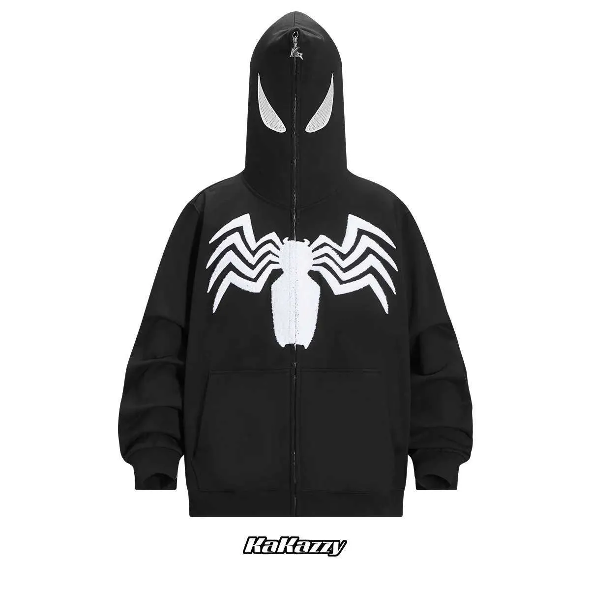 kakazzy スパイダーマン Men's Hoodies Sweatshirts Spider Mens New Kakazzy