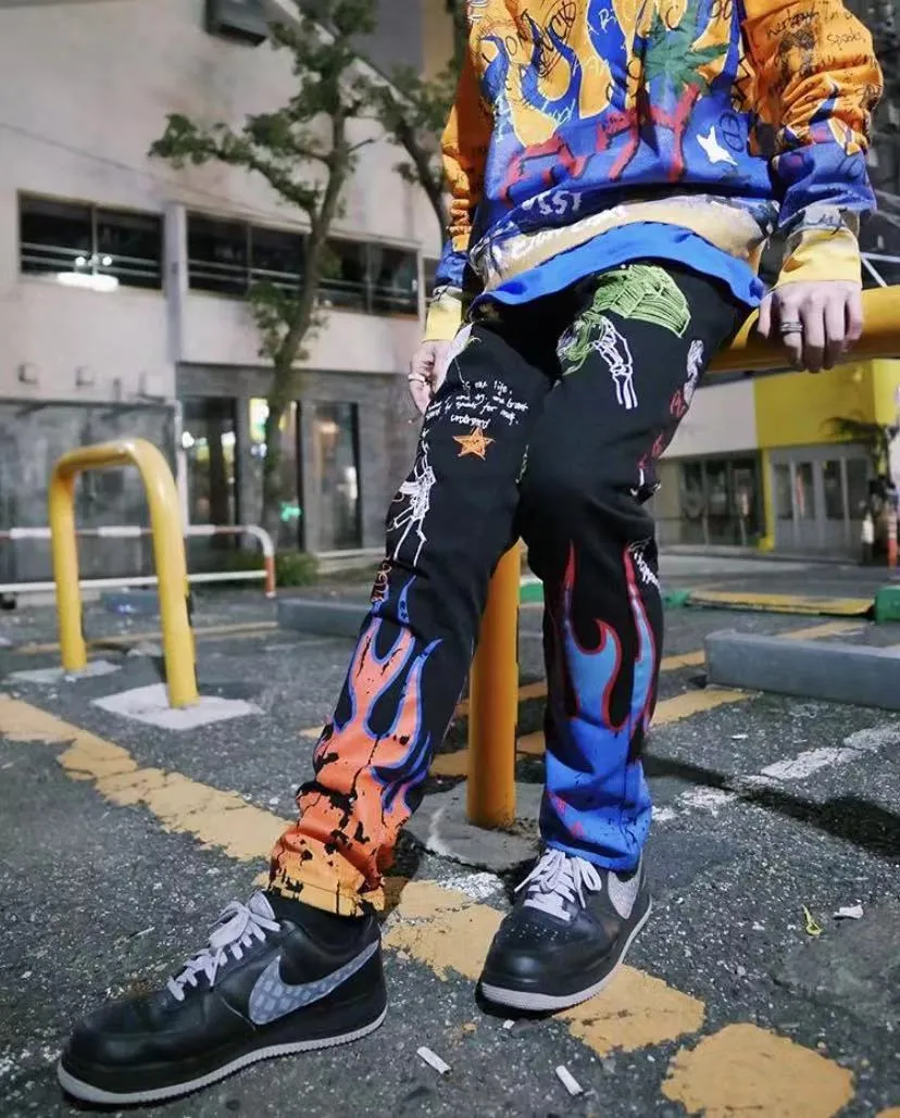 新品　正規品　BRIEFING MENS 3D LOGO SLIM PANTS Men's Casual Skinny Pants Butterfly Foral New York Printed