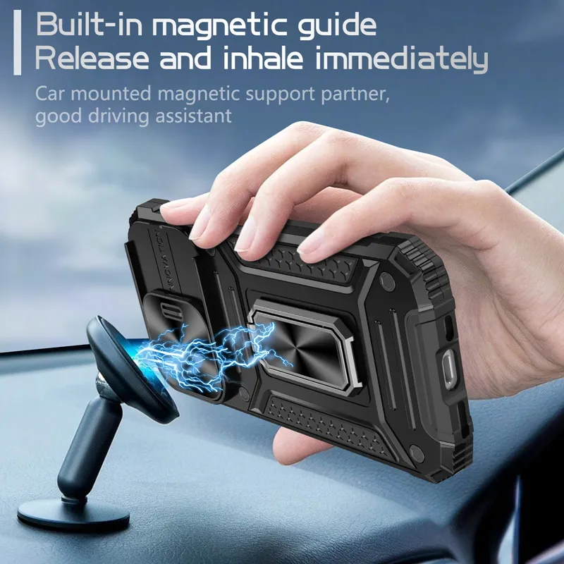 Magnetic Car Phone Holder Support For iPhone 15 14 13 12 Pro