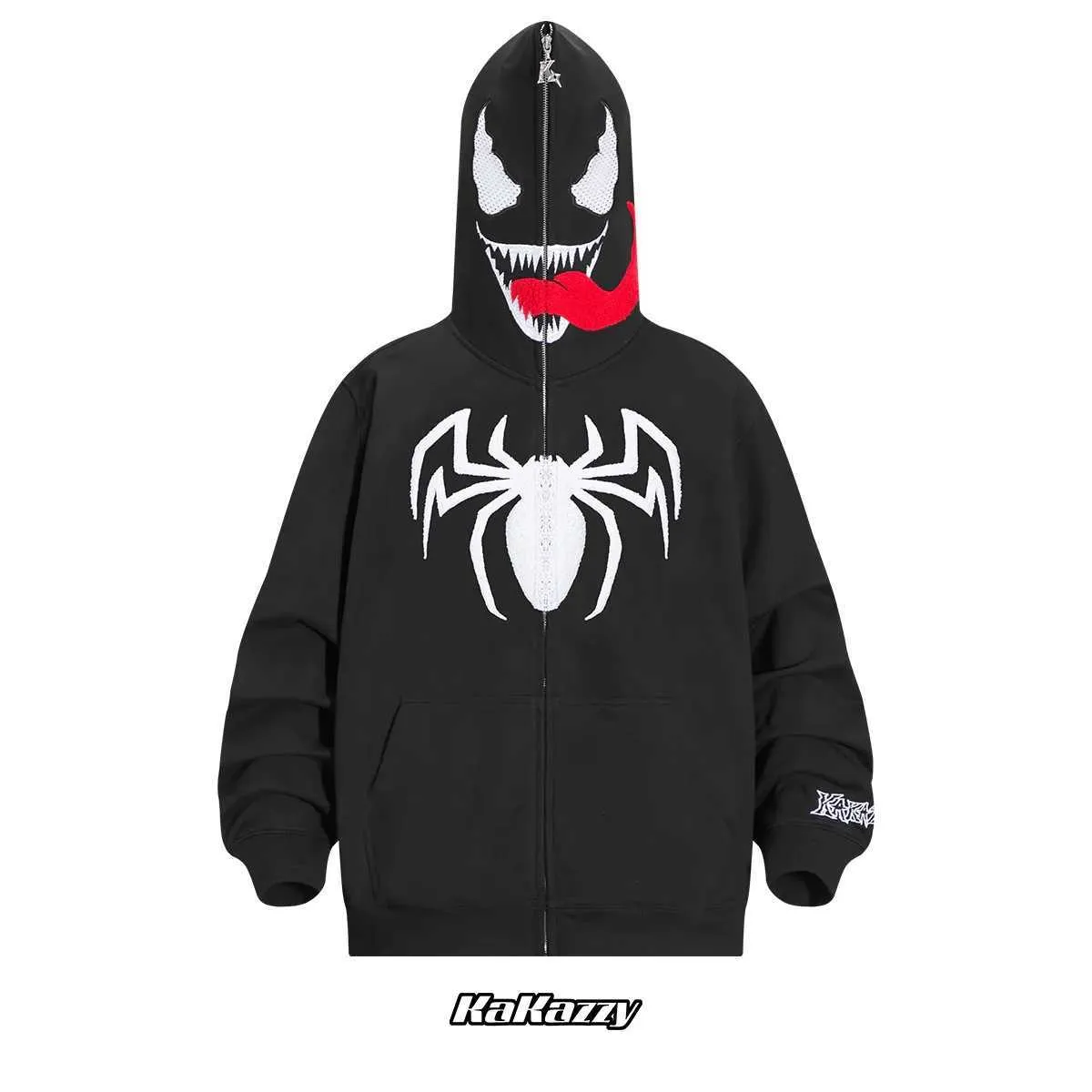 トップス kakazzy Full Zip Hoodie Mint SpiderMan kakazzy Full Zip Hoodie Mint SpiderMan