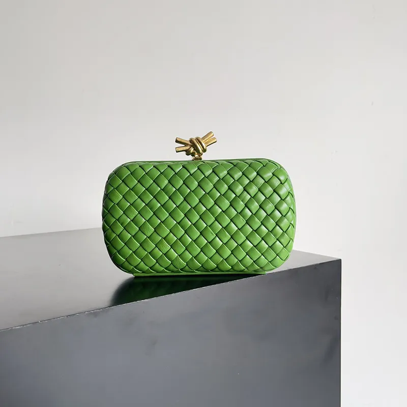 Knot Leather Clutch