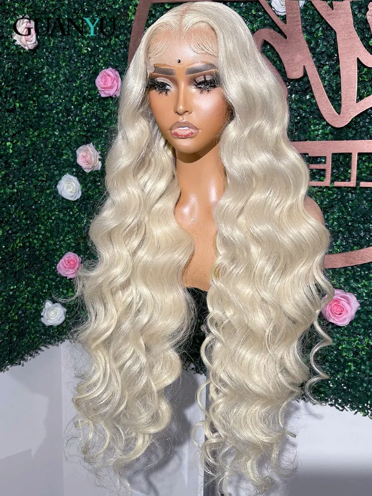 Platinum Ash Lace Front Wig For Women 13X6 HD Transparent White