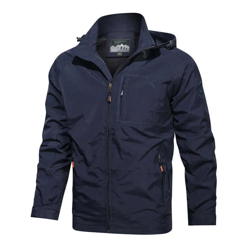 Mens Jackets Spring Men Outdoor Waterproof Jacket Plus Size