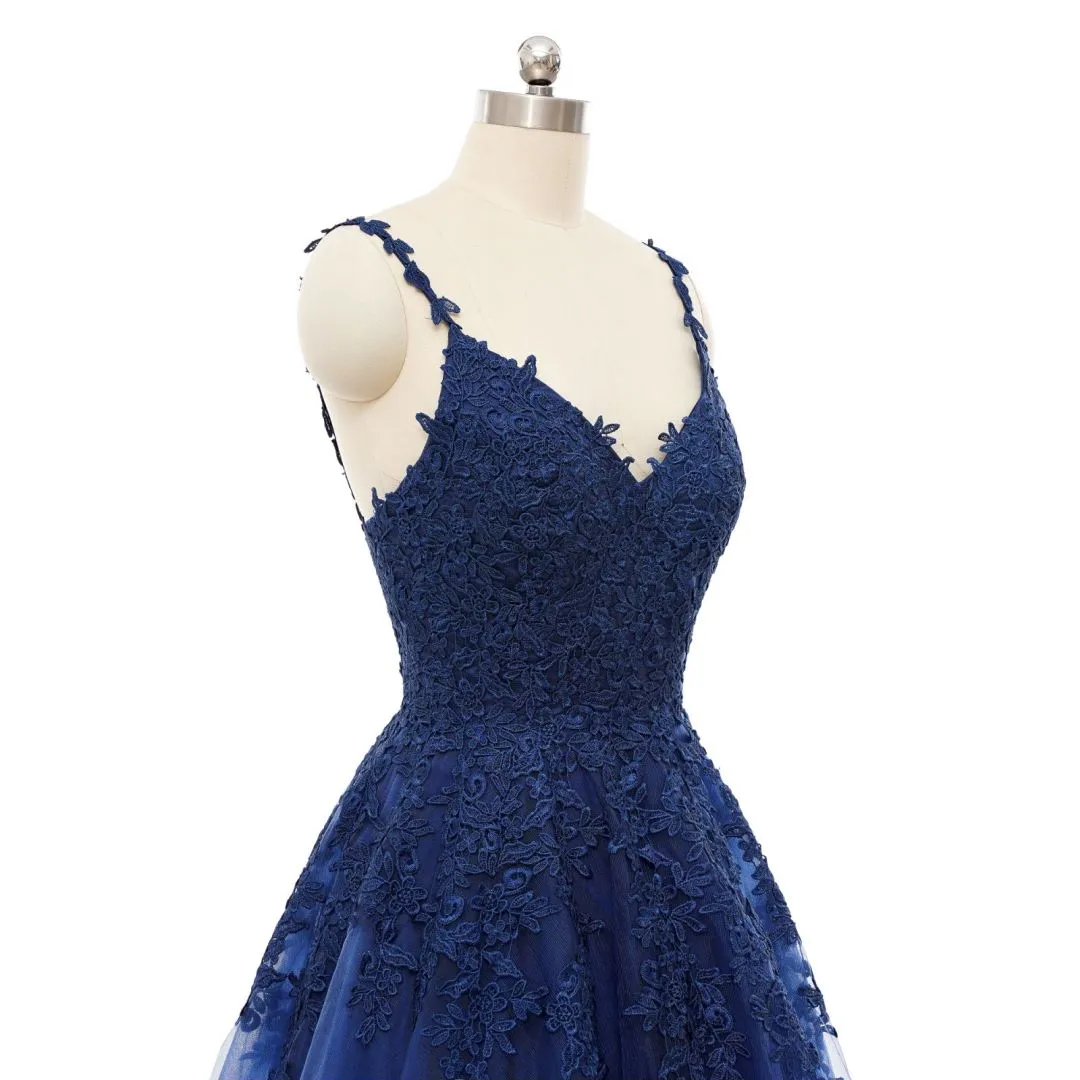 Evening Gown Dress Sleeveless Lace-Up Backless Plus Size Formal Party with  Embroidery Tiered Lace Peplum from Dhgate Evening Dresses - price 248.25