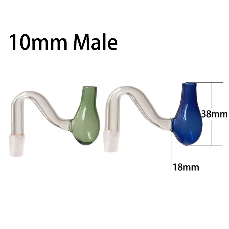 Handmade 4-Inch Glass Hookah Bowl Downstem – 14mm Male – Made In USA – 5" Length