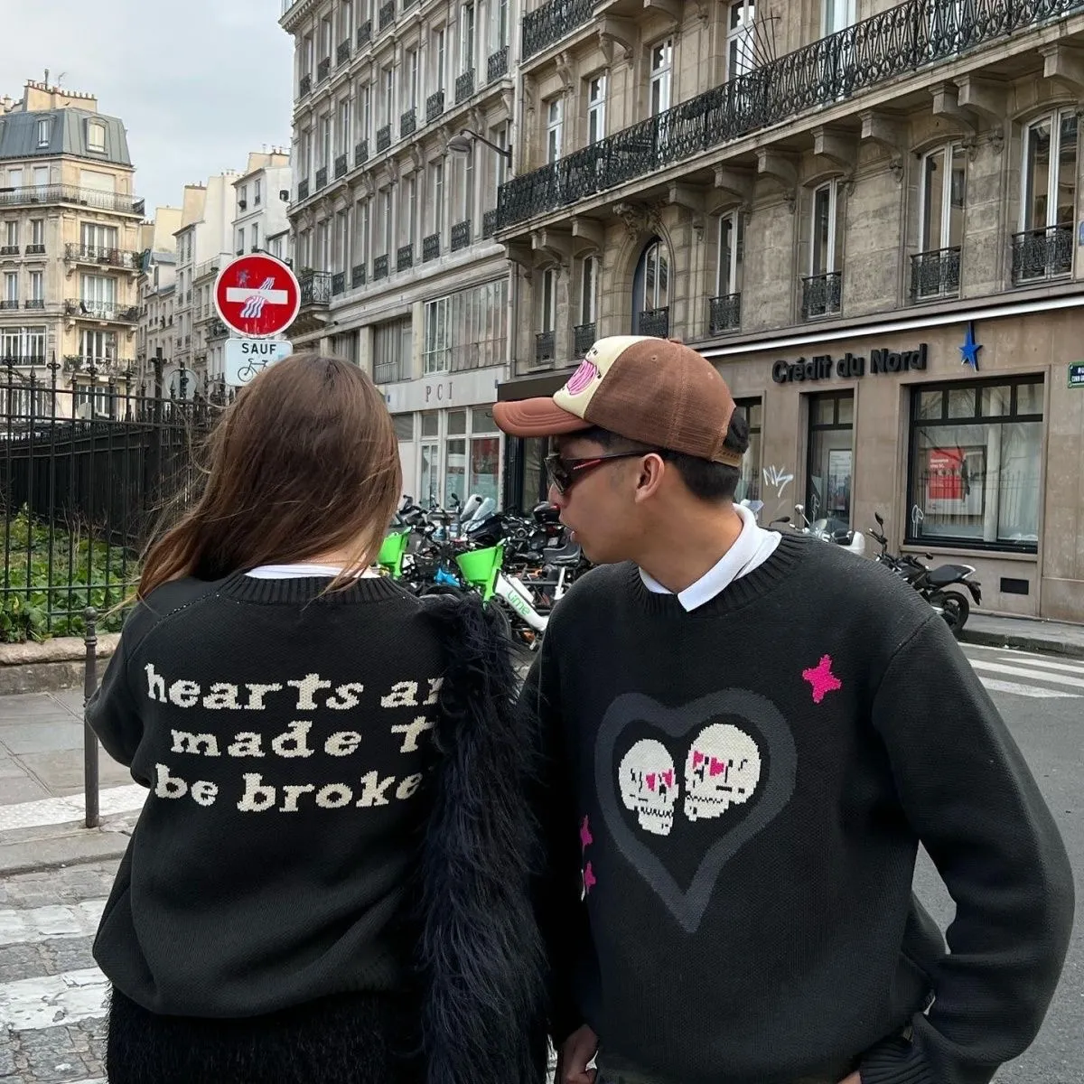 2023 Broken Planet Skeleton Love Sweater Hoodie For Women 2023 Broken Planet Skeleton Love Sweater Hoodie For Women
