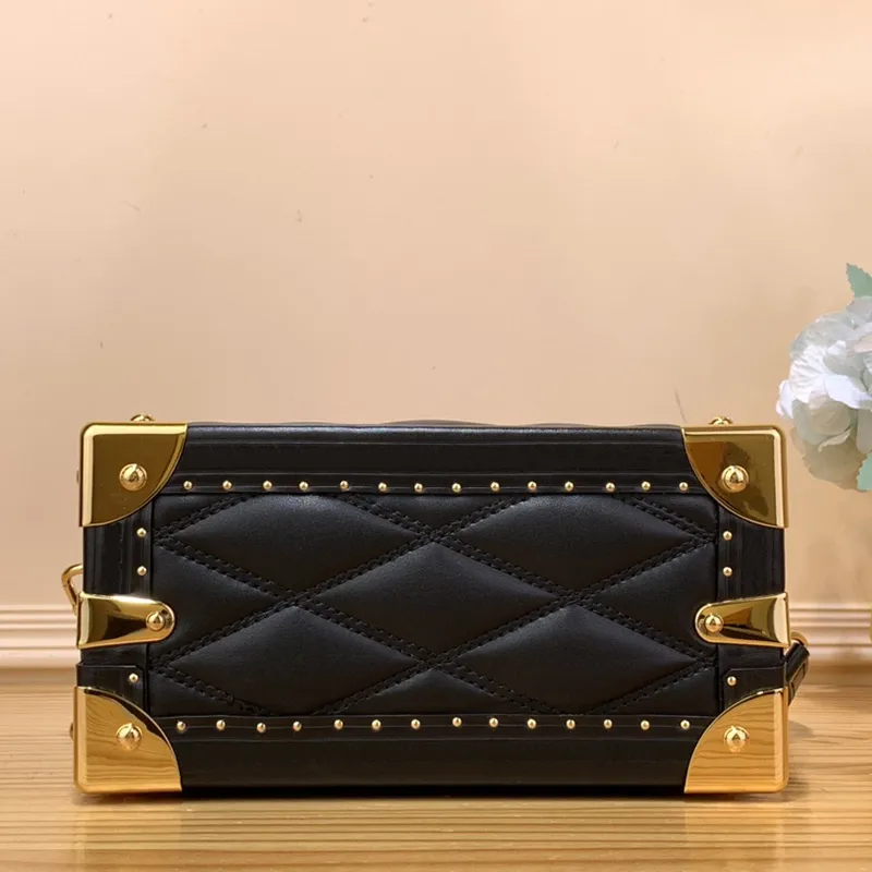 DHgate.com:Womens Genuine Leather Designer Trunk Bags, Black DHgate.com:Womens Genuine Leather Designer Trunk Bags, Black