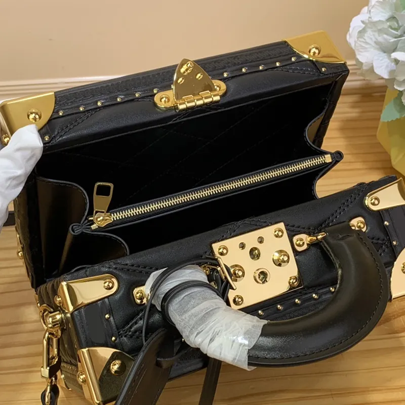 DHgate.com:Womens Genuine Leather Designer Trunk Bags, Black DHgate.com:Womens Genuine Leather Designer Trunk Bags, Black