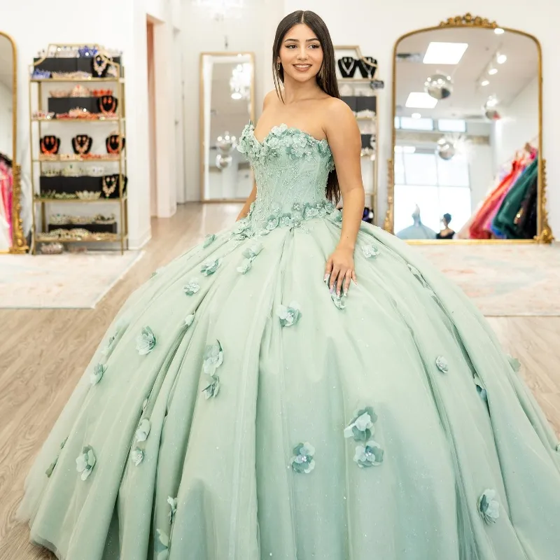 Mint green 2025 15 dresses