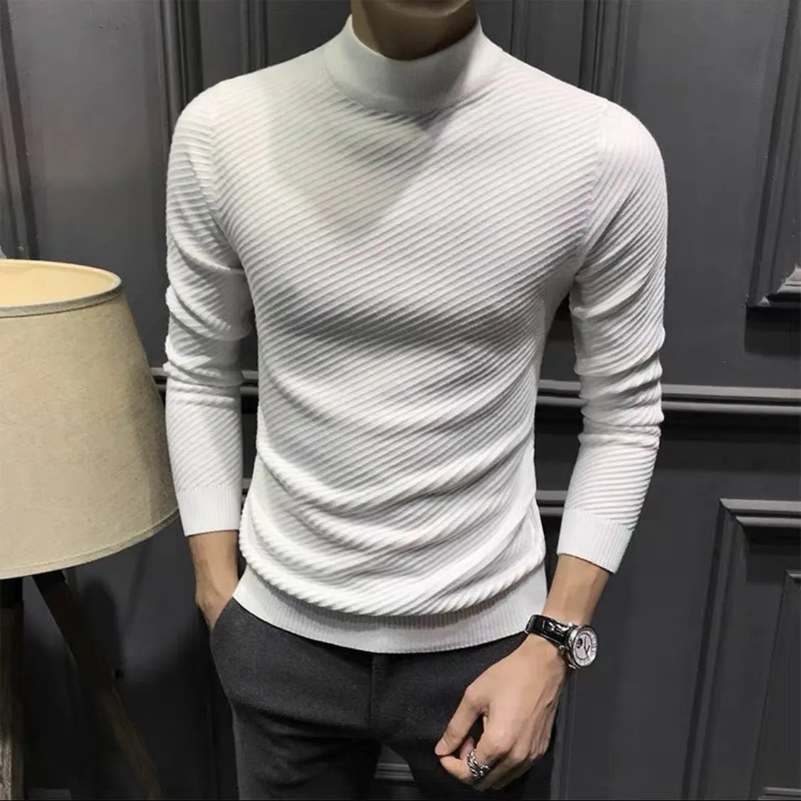 Mid turtleneck top