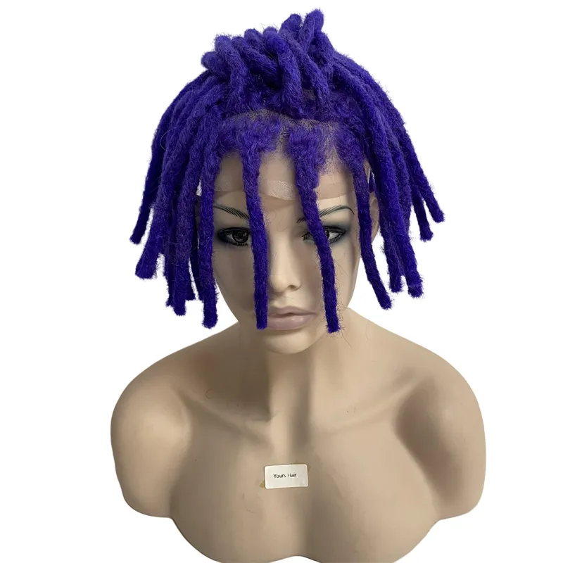 Blue dreadlock cheap wig