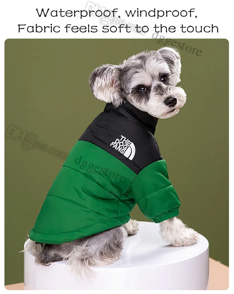 Pet Winter Designer Thicken Coat Dog Waterproof Jacket For Small Medium