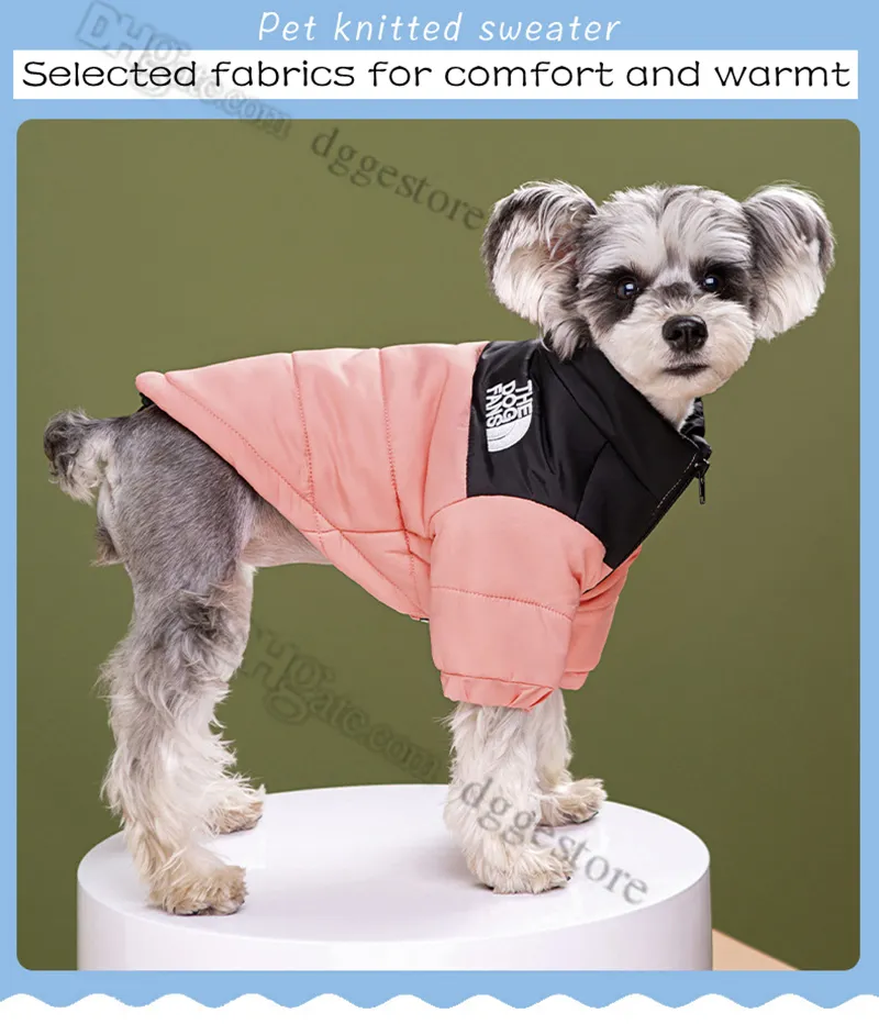 Pet Winter Designer Thicken Coat Dog Waterproof Jacket For Small Medium
