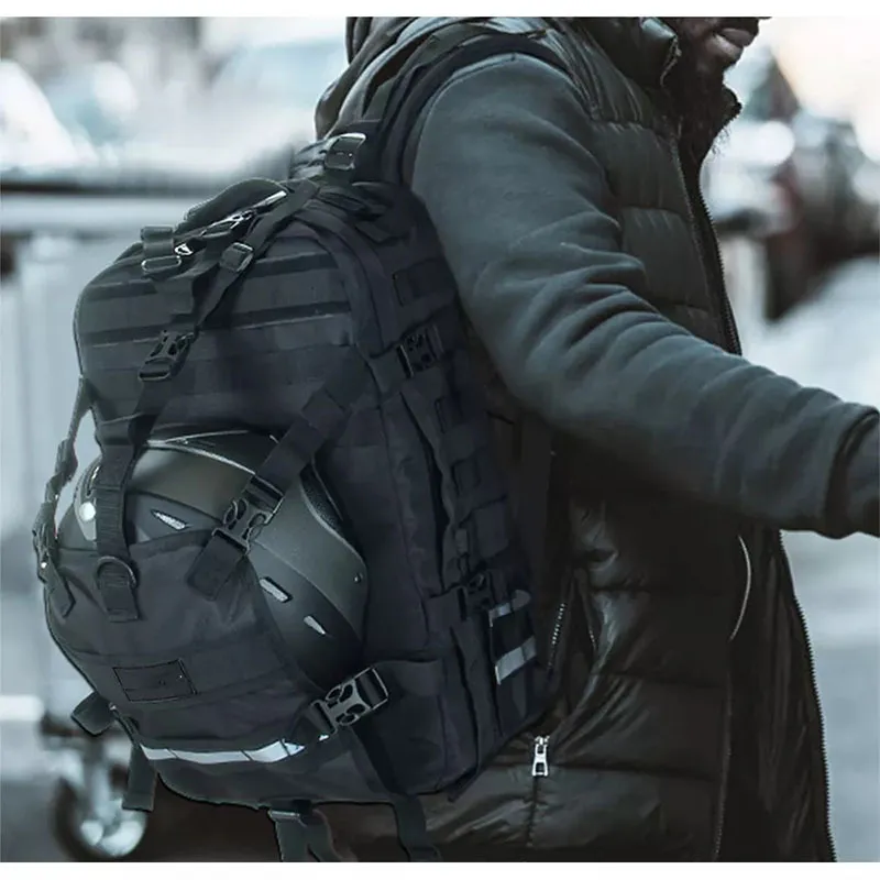 Large motorcycle backpack hot sale