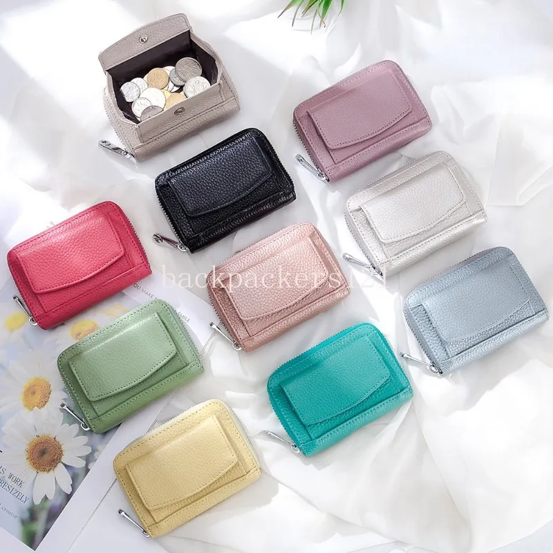 Premium Leather Card Holder Wallet - Ladies Mini Multi-Card Sleeve, Zipper  Coin Purse, Large Capacity Women's Wallet, Stylish & Secure from Dhgate  Wallets - price 9.95