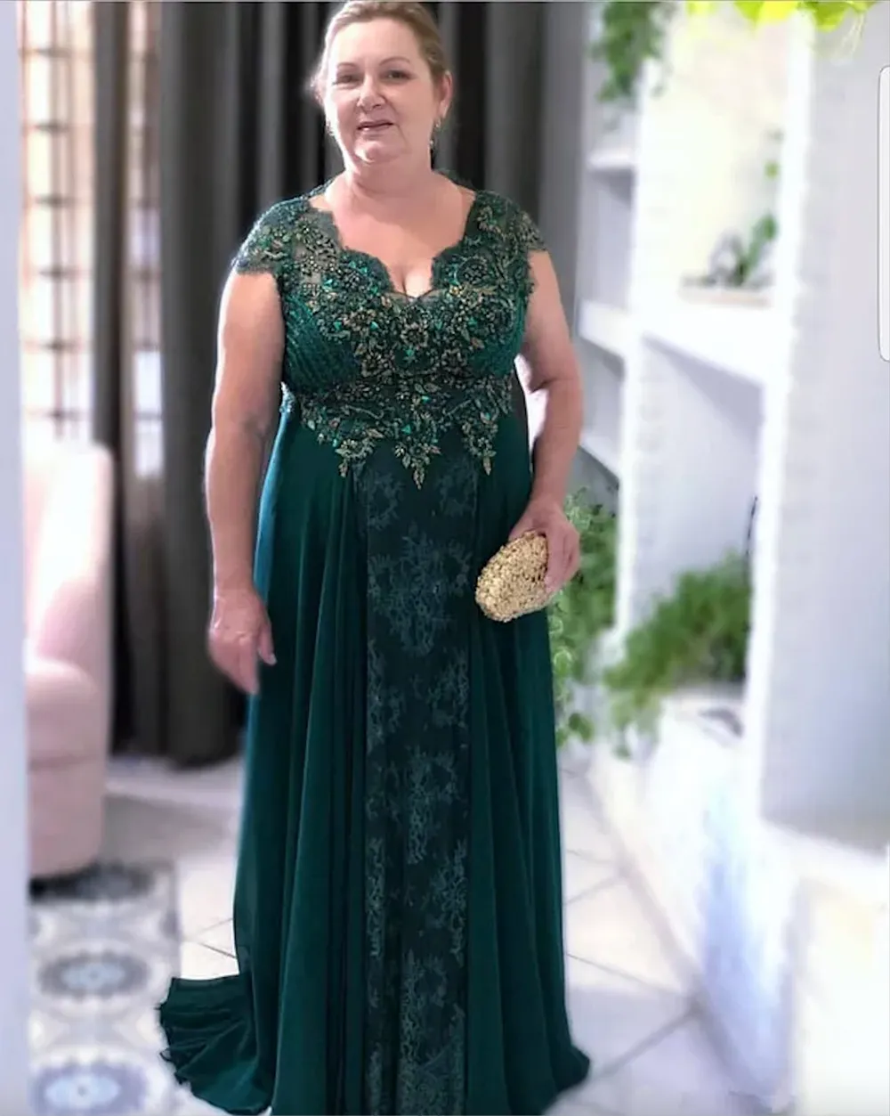 Mother of the clearance bride dresses hunter green