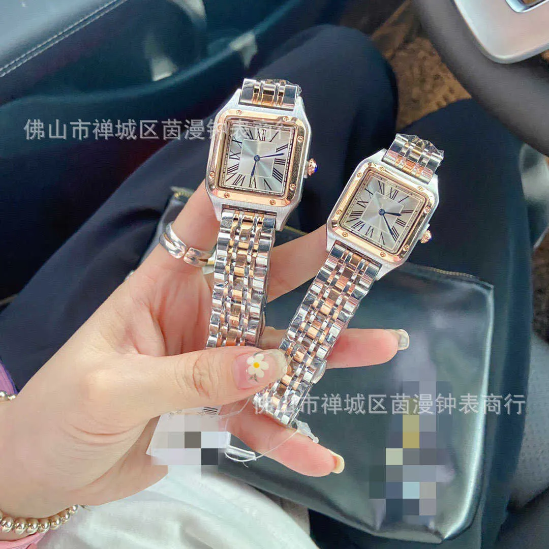 Square Quartz Couple Watch Fashion Men s Women s Watch Station West Cart watch SANT watches F6QK