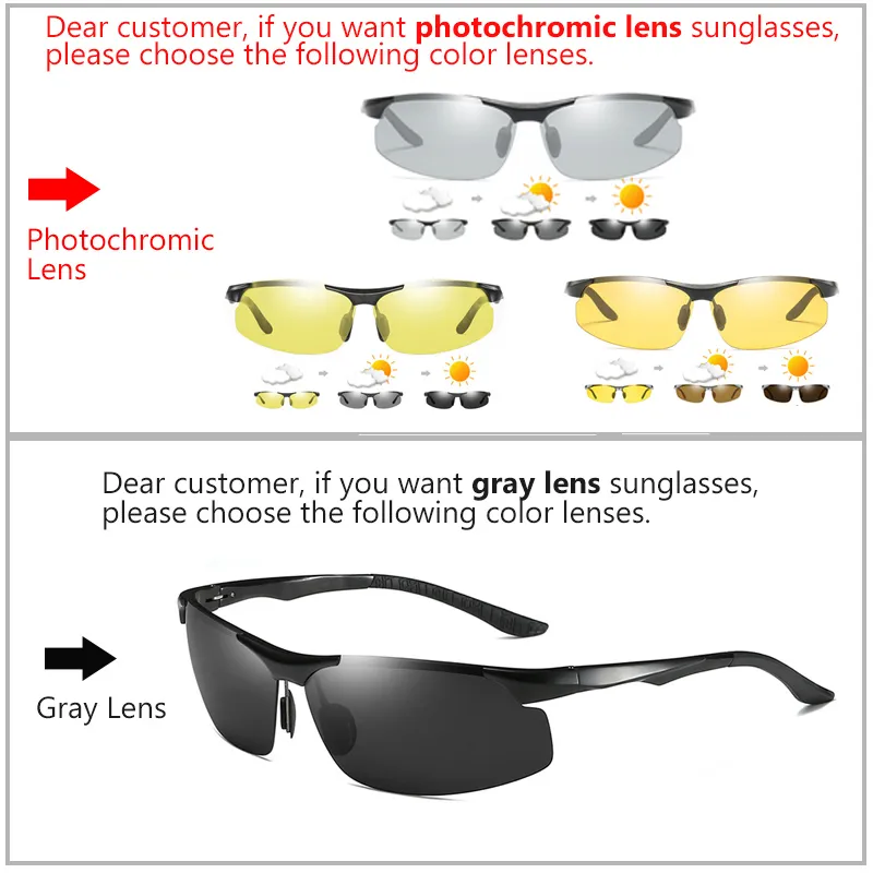 Mens Polarized HD Photochromic Green Lens Sunglasses For Driving And Outdoor  Sports Aluminum Frame, Anti UV, And Stylish Eyewear From Hop888, $11.2