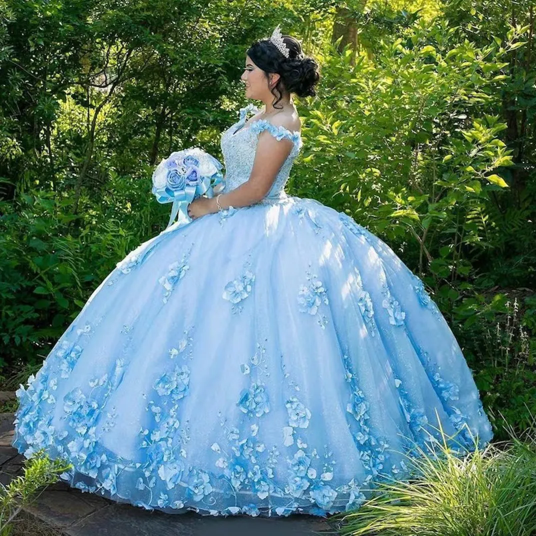 Light Purple Plus Size Off Shoulder Quinceanera Dresses Ball Gown