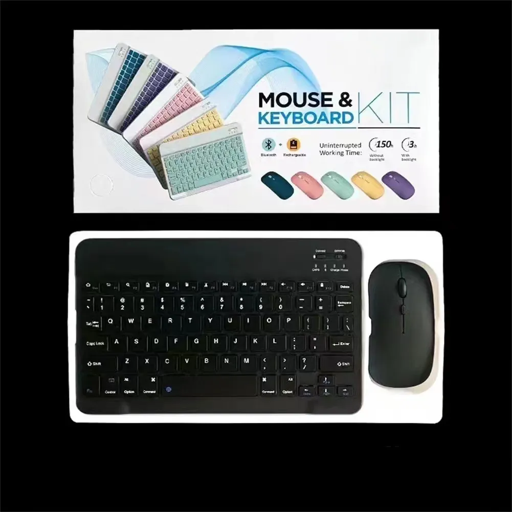 Portable Bluetooth Keyboard And Mouse Wireless Keyboards Mouse