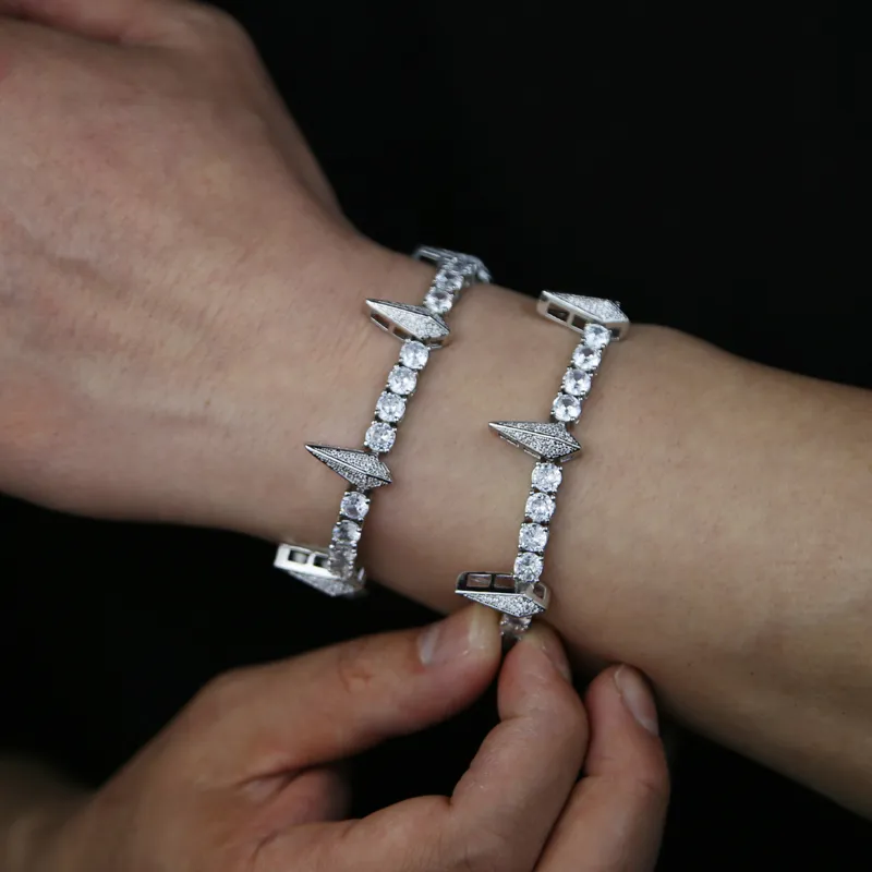 Iced Out 5mm CZ Stone Tennis Chain tennis bracelet with